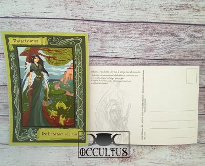 Postcard from Amandine Labarre in honour of the May 1st Pagan festival