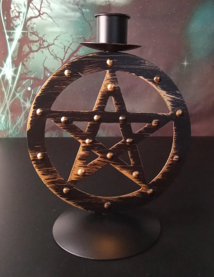 For your altar, suitable for candles up to 2.3 cm in diameter