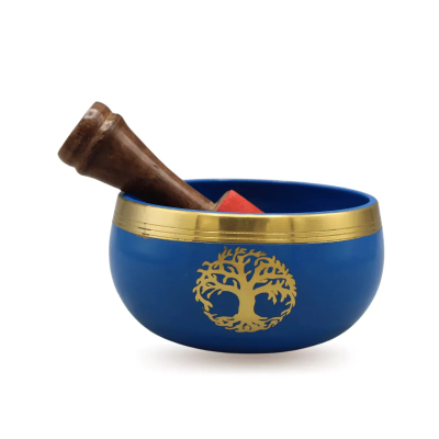 The unique sound of the singing bowl promotes inspiration, relaxation and meditation