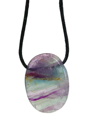 Natural stone necklace - Fluorite