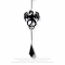 Musical carillon or decoration with 3 penagram by Alchemy Gothic