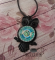 Beautiful pagan necklace in the shape of an owl