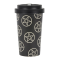 Eco-friendly, reusable travel mug made from sustainable bamboo fibre