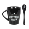 Cup and spoon set from the Black Magic collection for witches